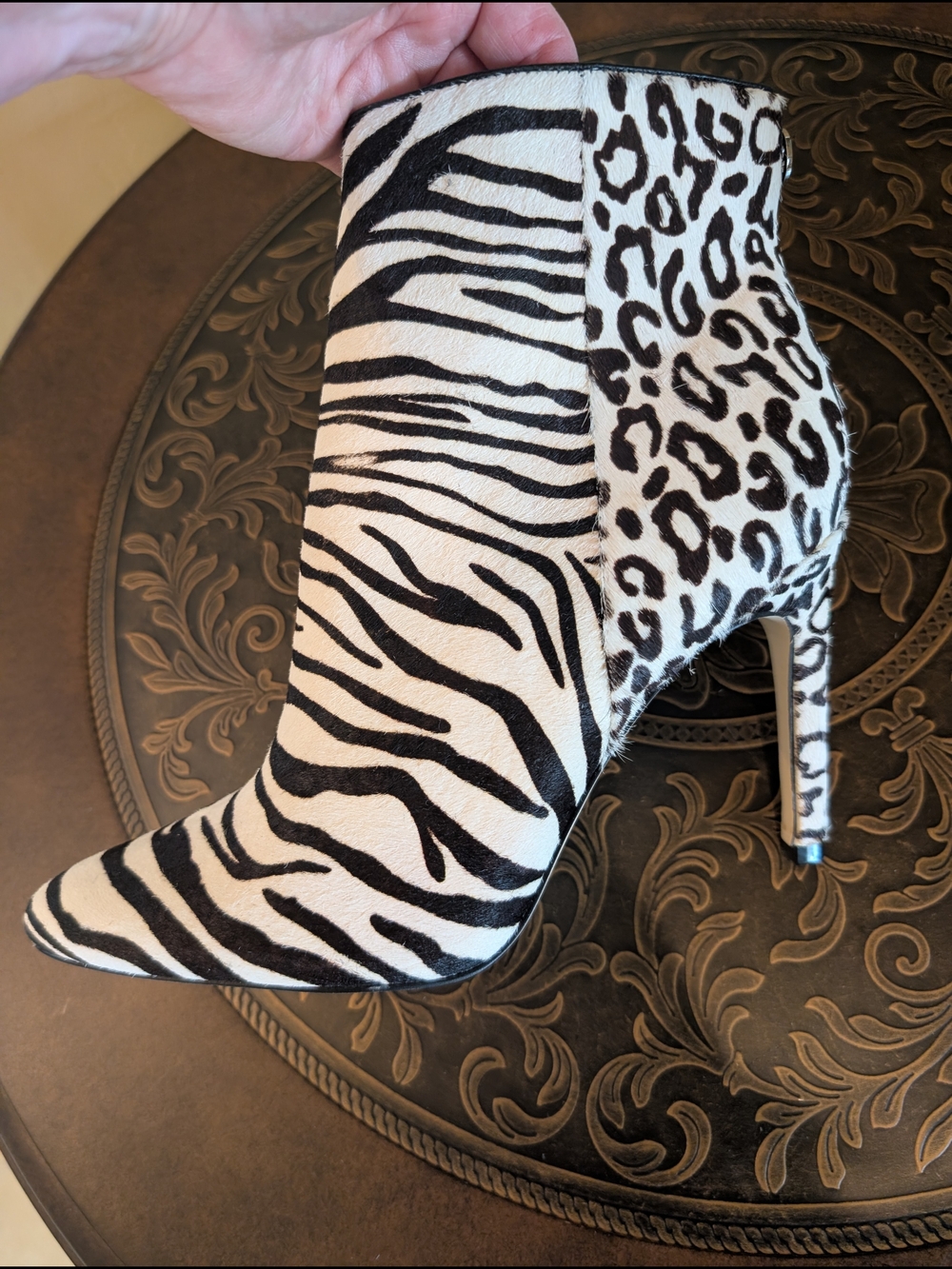 Guess Tabare Animal-Print Ankle Booties - Picture 7 of 13